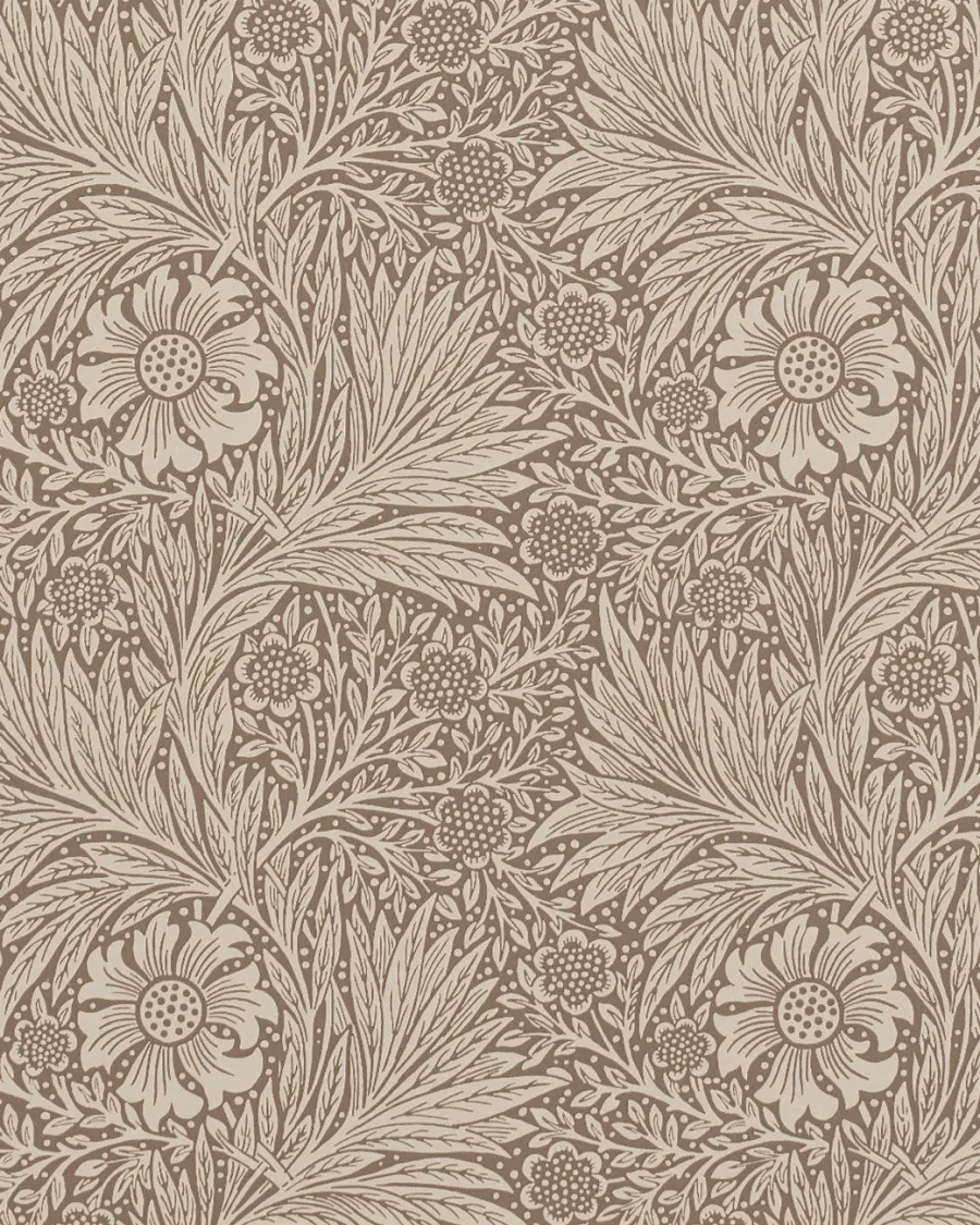 Sanderson Design Group Brands Ltd Mönstrade Tapeter|Blommiga Tapeter|William Morris & Co. Tapet - Marigold Bullrush