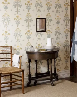 Sanderson Design Group Brands Ltd Mönstrade Tapeter|William Morris & Co - Tapeter|William Morris & Co. Tapet - Meadow Sweet Cornflower/Leaf