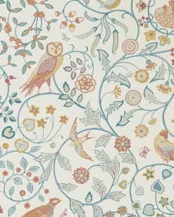 Sanderson Design Group Brands Ltd Mönstrade Tapeter|Blommiga Tapeter|William Morris & Co. Tapet - Newill indigo saffron