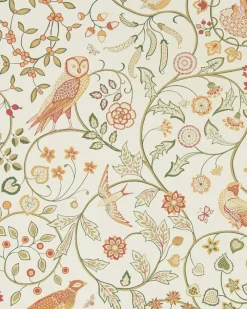 Sanderson Design Group Brands Ltd Mönstrade Tapeter|Blommiga Tapeter|William Morris & Co. Tapet - Newill ivory sage