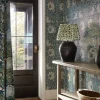 Sanderson Design Group Brands Ltd Mönstrade Tapeter|Blommiga Tapeter|William Morris & Co. Tapet - Pimpernel Ink/Sage