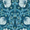 Sanderson Design Group Brands Ltd Mönstrade Tapeter|Blommiga Tapeter|William Morris & Co. Tapet - Pimpernel Midnight/Opal
