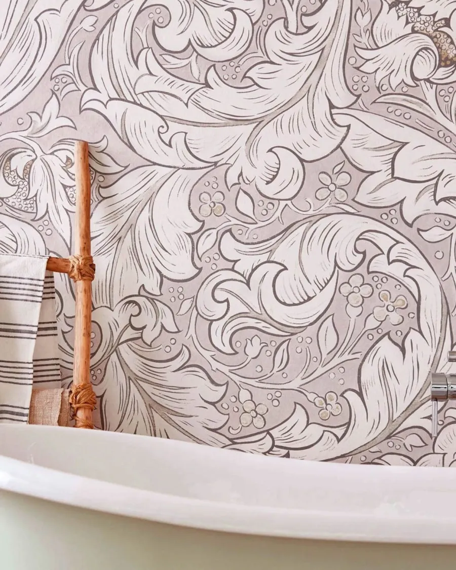 Sanderson Design Group Brands Ltd Mönstrade Tapeter|William Morris & Co - Tapeter|William Morris & Co. Tapet - Pure Bachelor´s Button Faded Sea Pink