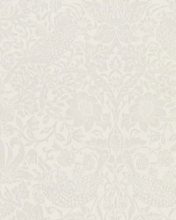 Sanderson Design Group Brands Ltd Mönstrade Tapeter|William Morris & Co - Tapeter|William Morris & Co. Tapet - Pure Strawberry Thief Oyster/Chalk