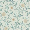 Sanderson Design Group Brands Ltd Mönstrade Tapeter|Blommiga Tapeter|William Morris & Co. Tapet - Scroll Loden/Slate