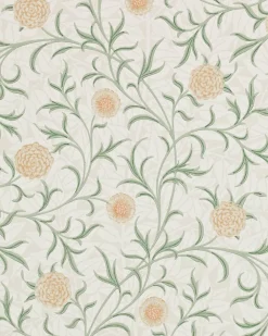 Sanderson Design Group Brands Ltd Mönstrade Tapeter|Blommiga Tapeter|William Morris & Co. Tapet - Scroll Thyme/Pear