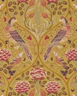 Sanderson Design Group Brands Ltd Mönstrade Tapeter|Blommiga Tapeter|William Morris & Co. Tapet - Seasons by May saffron