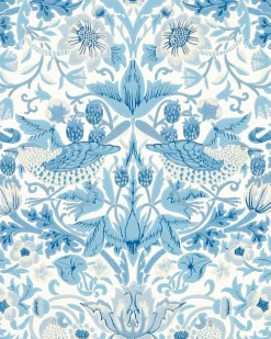 Sanderson Design Group Brands Ltd Mönstrade Tapeter|William Morris & Co - Tapeter|William Morris & Co. Tapet - Simply Strawberry Thief woad