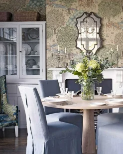Sanderson Design Group Brands Ltd Mönstrade Tapeter|Blommiga Tapeter|William Morris & Co. Tapet - The Brook Dark Blue
