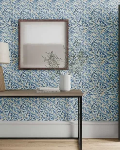 Sanderson Design Group Brands Ltd Mönstrade Tapeter|Blommiga Tapeter|William Morris & Co. Tapet - Willow Boughs Blue