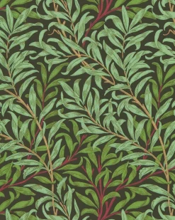 Sanderson Design Group Brands Ltd Mönstrade Tapeter|Blommiga Tapeter|William Morris & Co. Tapet - Willow Boughs Bitter Chocolate